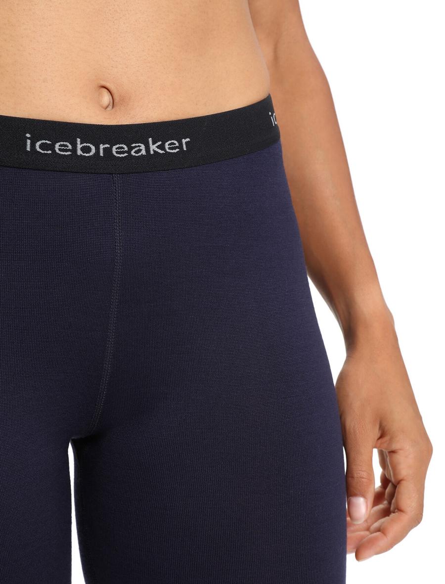 Base Layers Icebreaker Merino 260 Tech Thermal Leggings Femme Bleu Marine | FR 1924VRWD